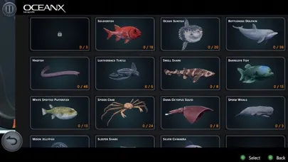 Capturas de tela do Beyond Blue