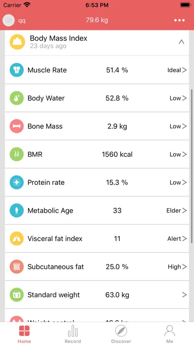 AmazingFit سکرین شاٹس