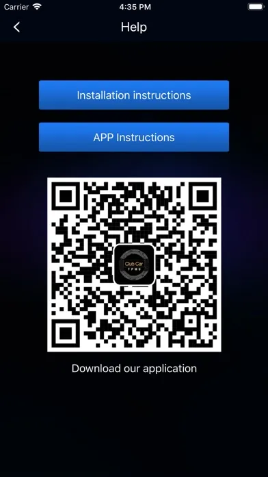 Club Car TPMS Screenshots