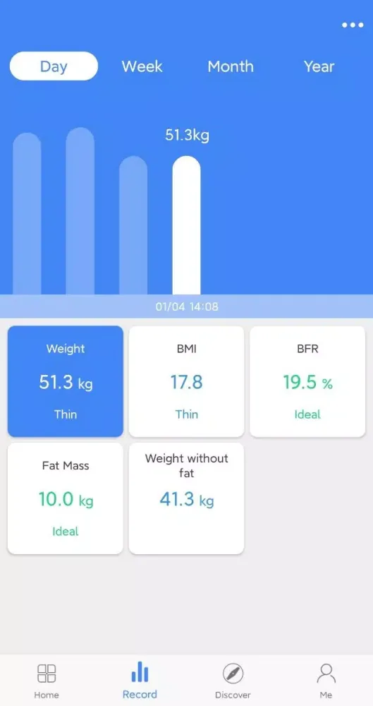 Tangkapan layar HF Fitness