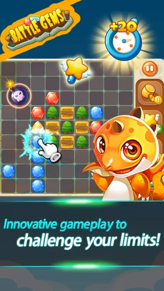 ภาพหน้าจอของ Battle Gems - Endless Match
