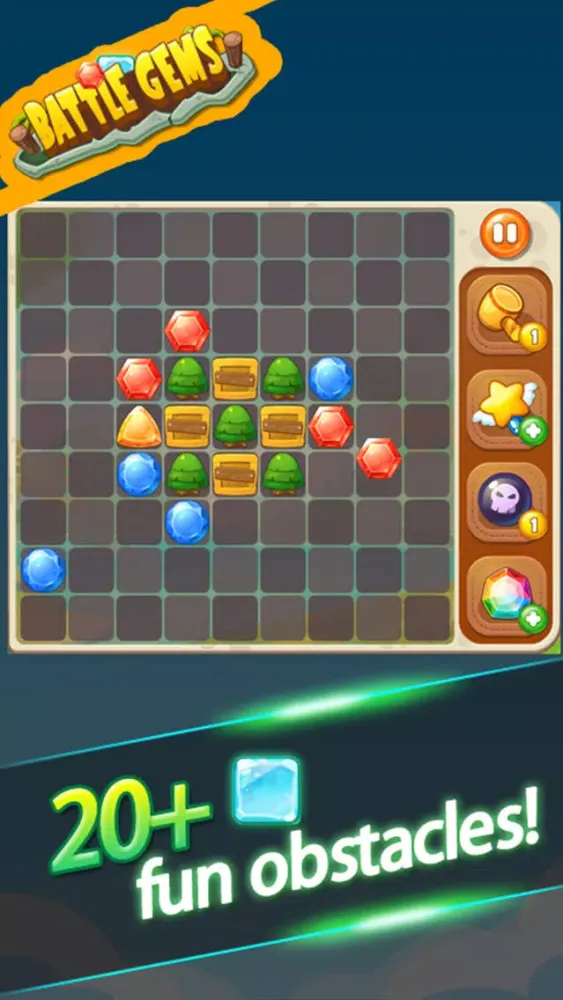 ภาพหน้าจอของ Battle Gems - Endless Match