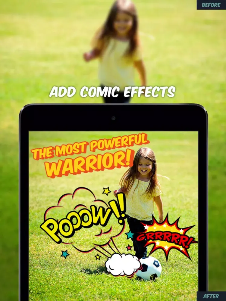 Ảnh chụp màn hình của Comic Strip Maker: Heroes Photo Sticker App iPad 