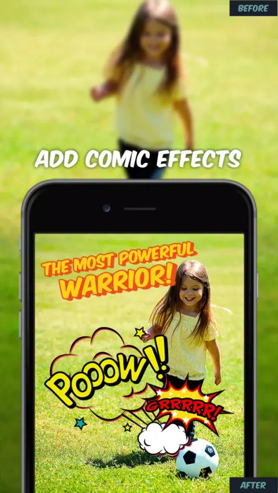 Ảnh chụp màn hình của Comic Strip Maker: Heroes Photo Sticker App