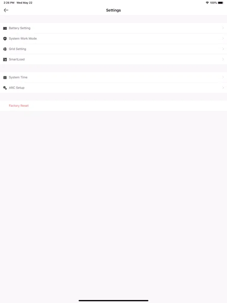 Capturas de pantalla de PowerView ES iPad 