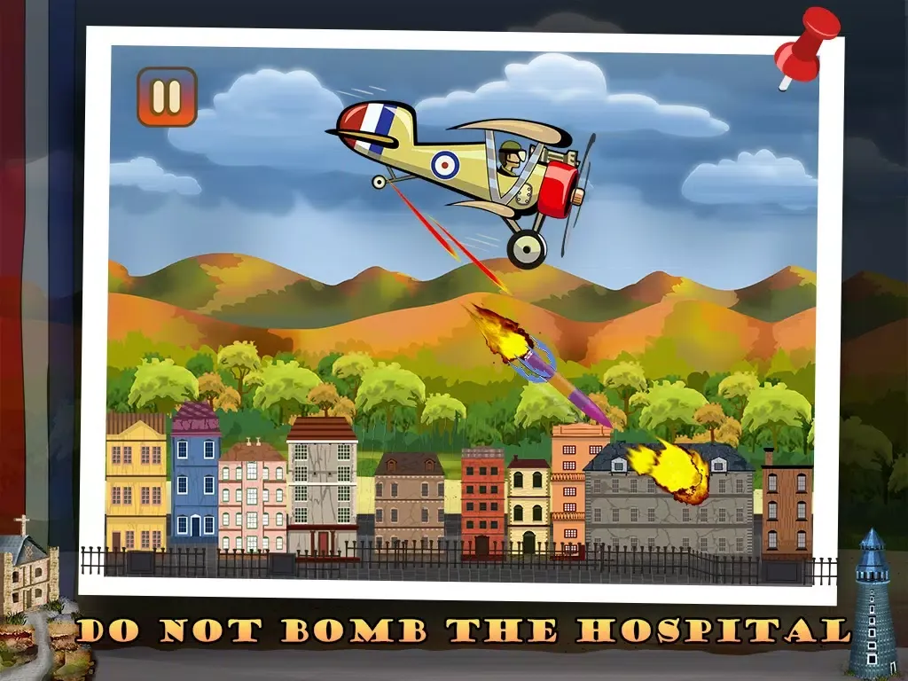 Bombing Planes World War One Lite – The sky fighter become Hero – Free Version iPad 應用截圖
