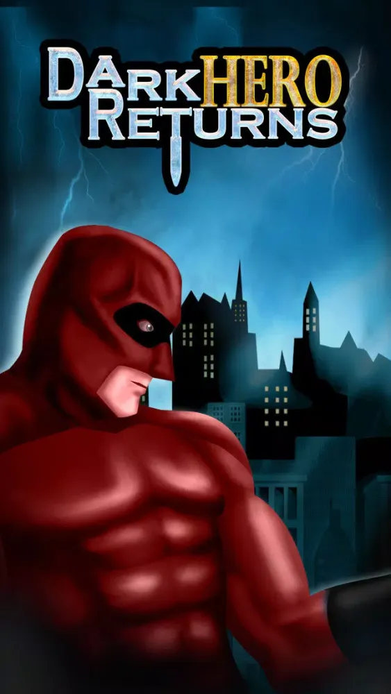 Dark Hero Returns Lite - The Superhero Knight saves the City - Free version Screenshots