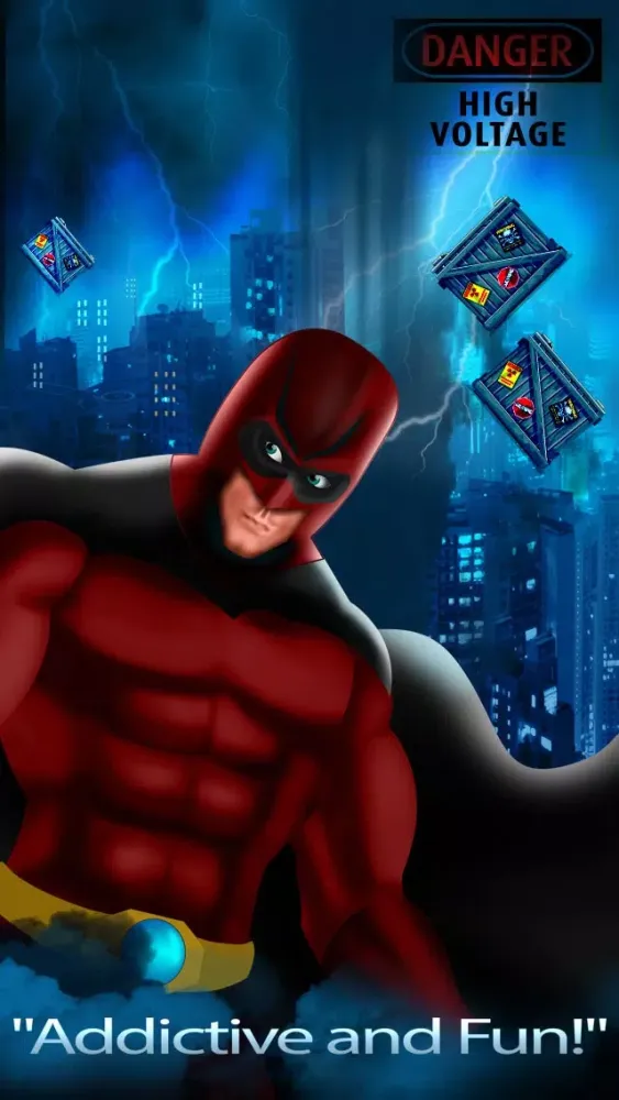 Dark Hero Returns Lite - The Superhero Knight saves the City - Free version Screenshots