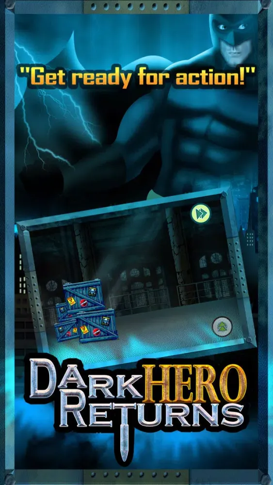 Dark Hero Returns Lite - The Superhero Knight saves the City - Free version Screenshots