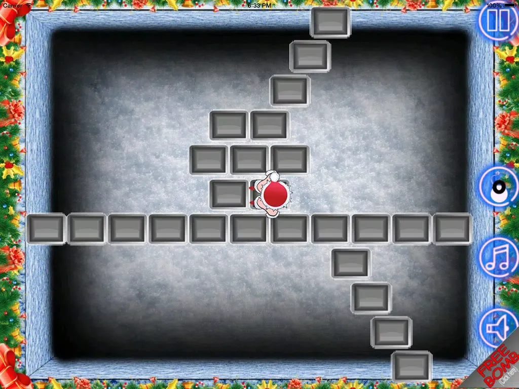 Miss Santa Claus Free - Girl Strategy Rescue in Chrismas Village - Free Version iPad  Screenshots