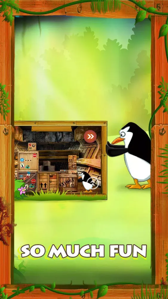 تصاویر Penguins warehouse Super Racer Lite Free - The Jumping Penguin Racing the clock in the crazy Warehouse - Free Version