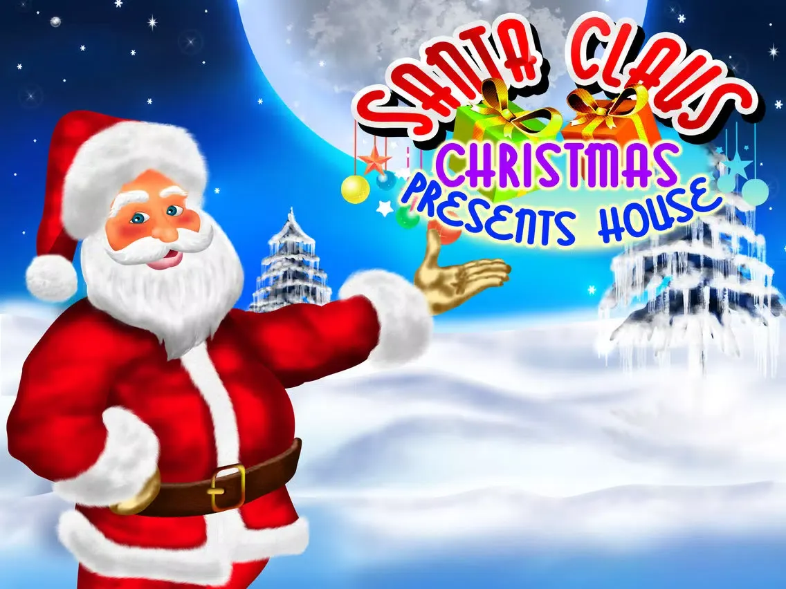 Santa Claus Christmas Presents House iPad  Screenshots