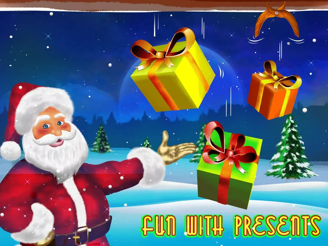 Santa Claus Christmas Presents House iPad  Screenshots