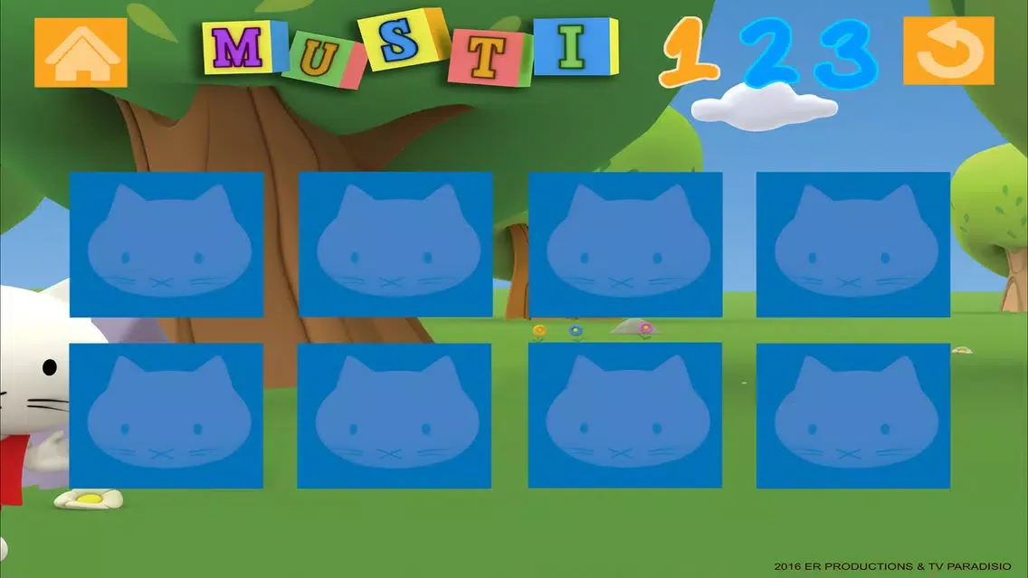 Tangkapan skrin Musti find the pairs