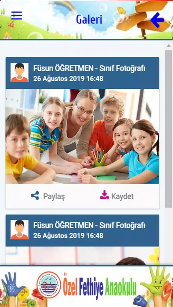 Özel Fethiye Anaokulu 스크린샷