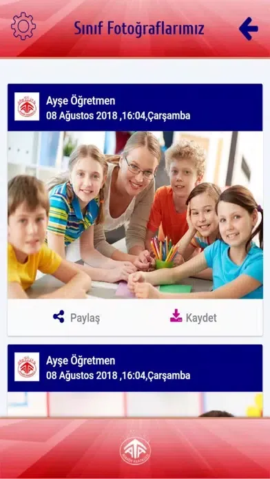 Capturas de tela do Ataköy Anaokulu Mobil