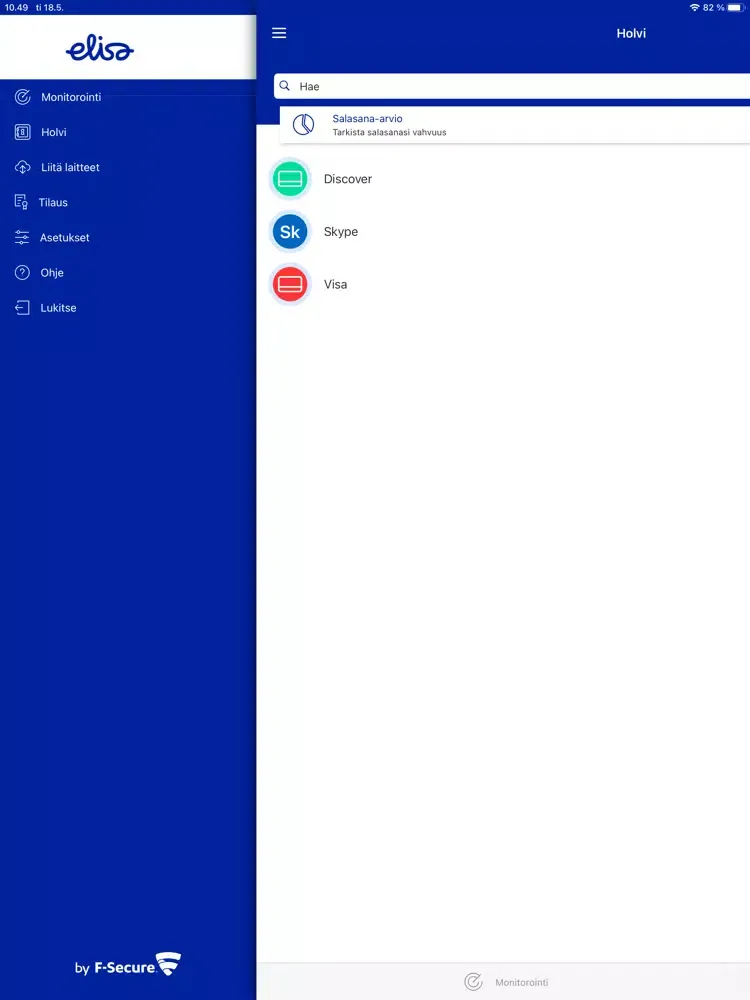 Скриншоты Elisa Identiteettisuoja iPad 