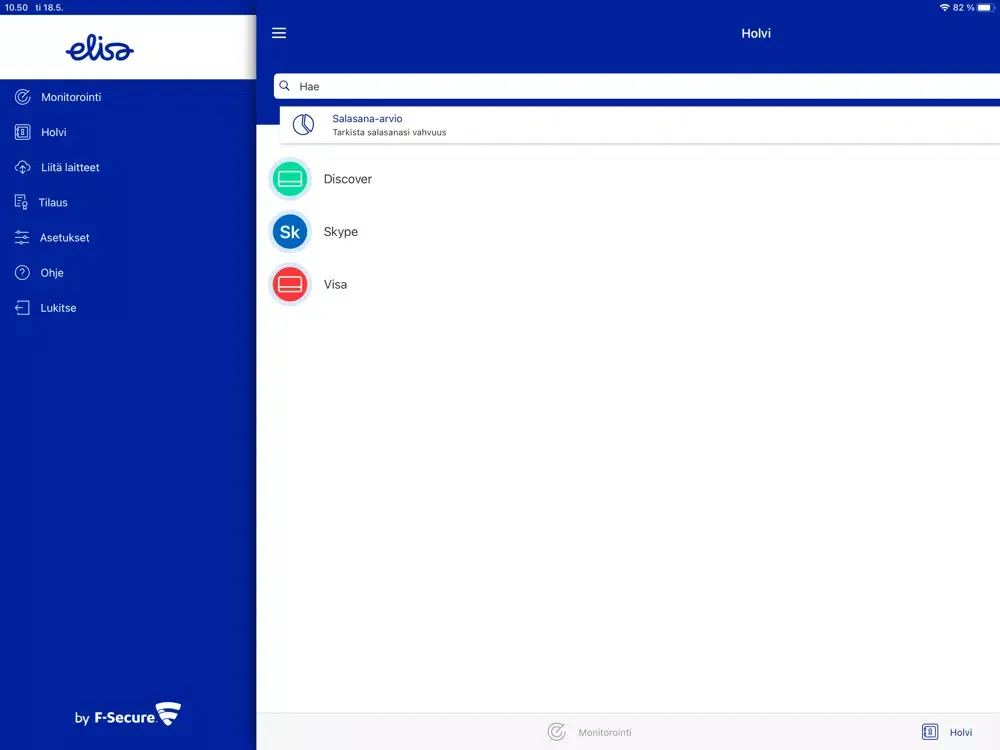 Скриншоты Elisa Identiteettisuoja iPad 