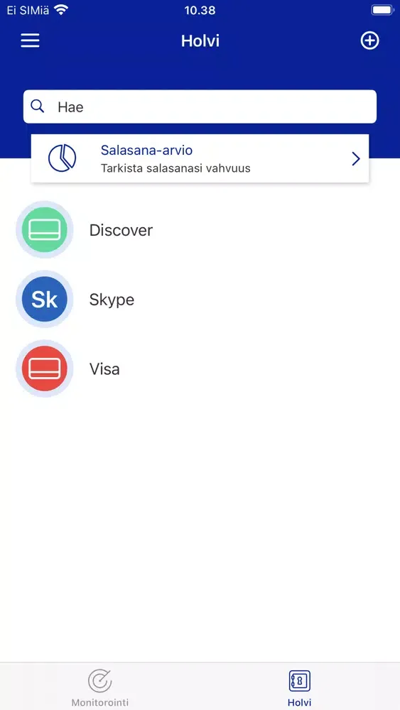 Скриншоты Elisa Identiteettisuoja