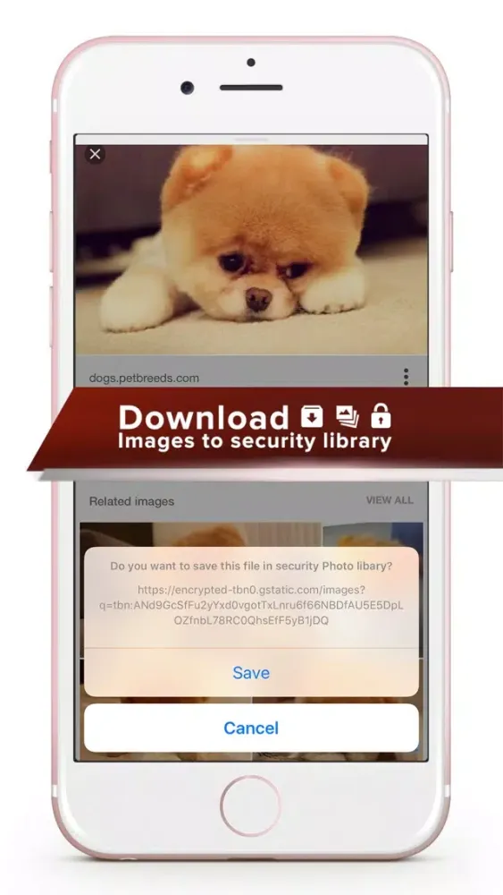 Capturas de tela do Security Folder