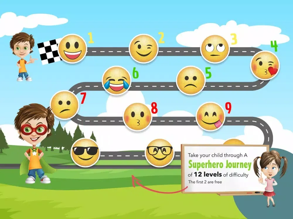 Ảnh chụp màn hình của Autism Emotion Therapy apps iPad 