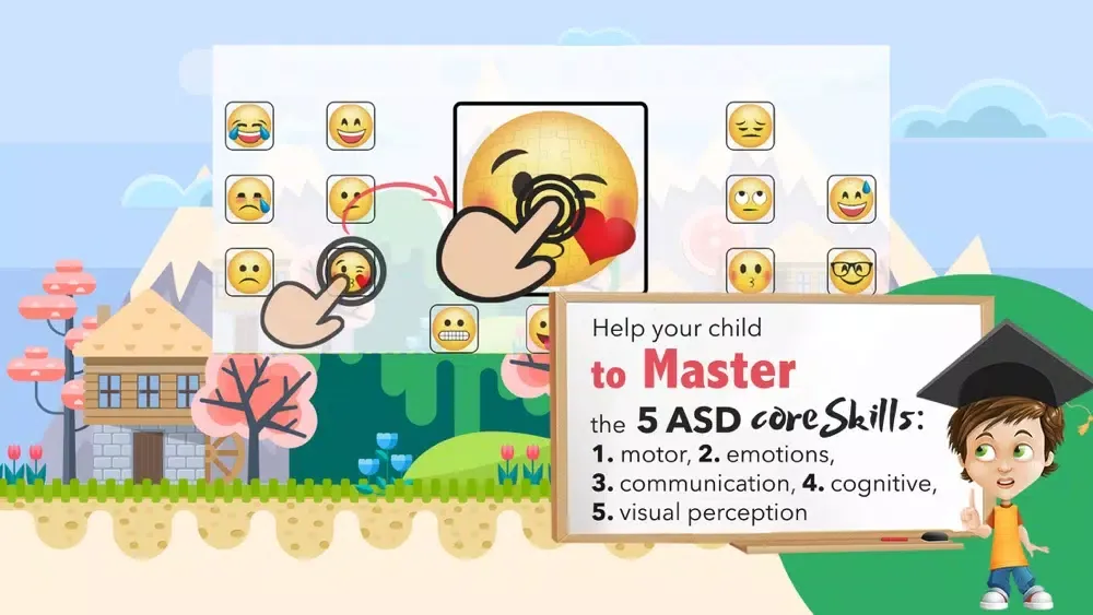 Ảnh chụp màn hình của Autism Emotion Therapy apps