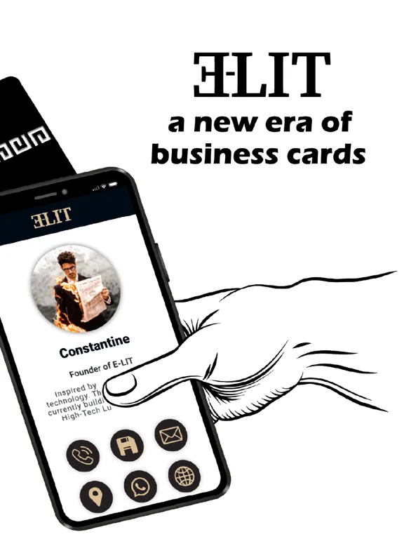 تصاویر E-LIT | Your Digital Card iPad 
