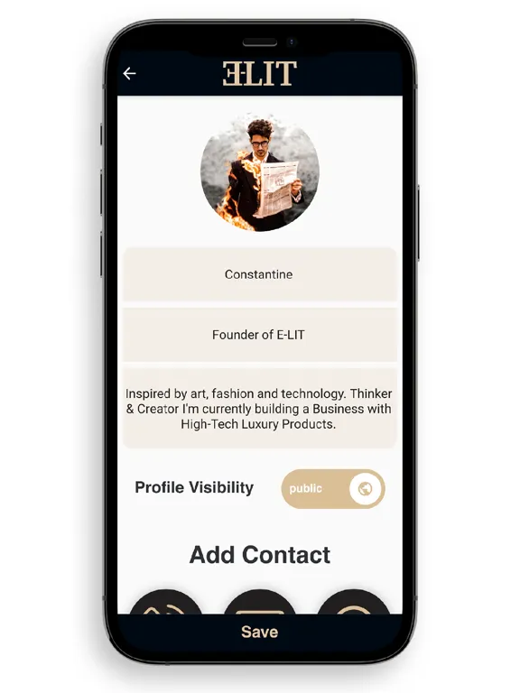 تصاویر E-LIT | Your Digital Card iPad 
