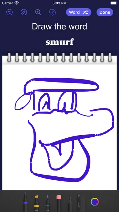 Zrzuty ekranu Elit draw the word