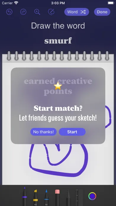 Zrzuty ekranu Elit draw the word