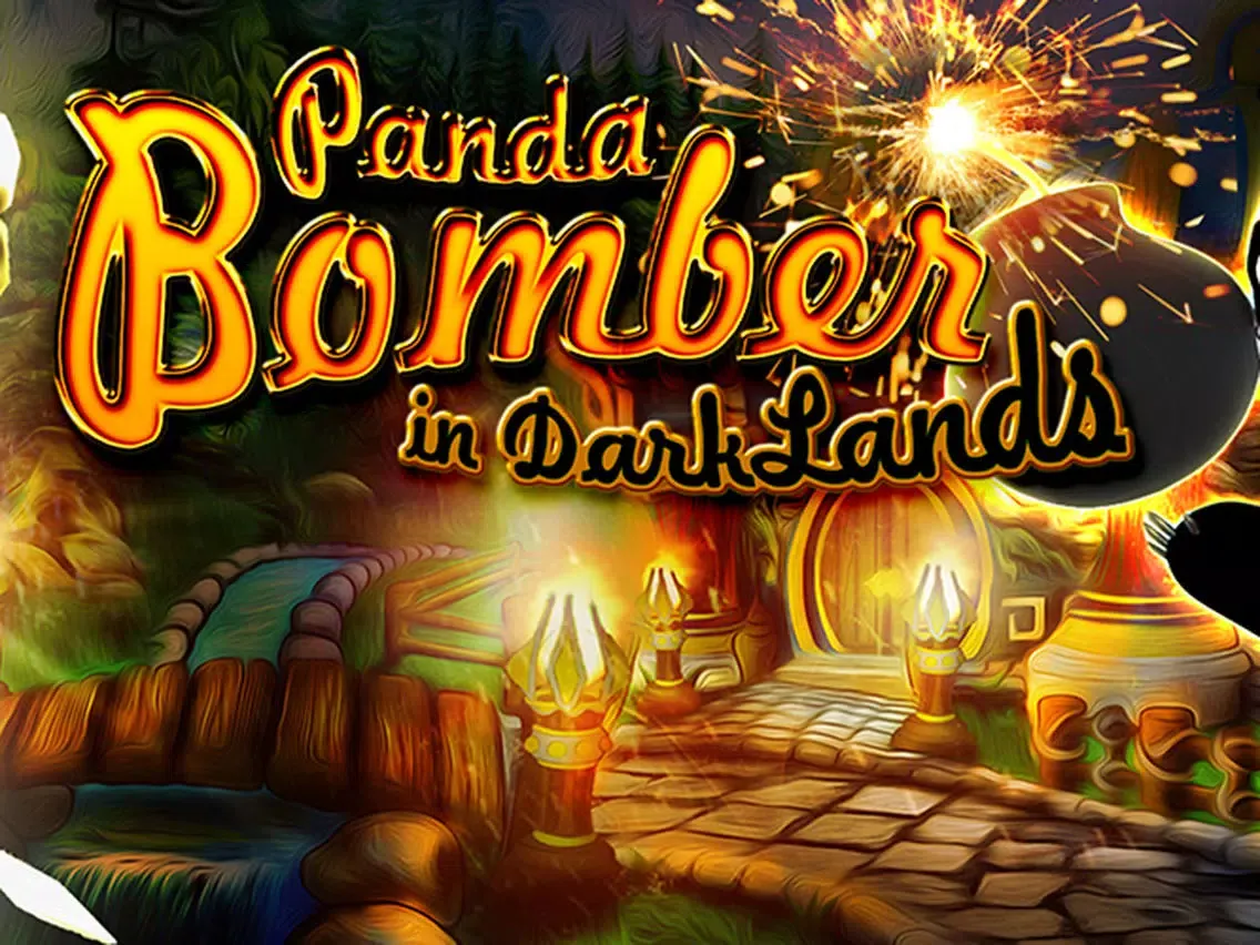 Tangkapan skrin Panda Bomber in Dark Lands iPad 