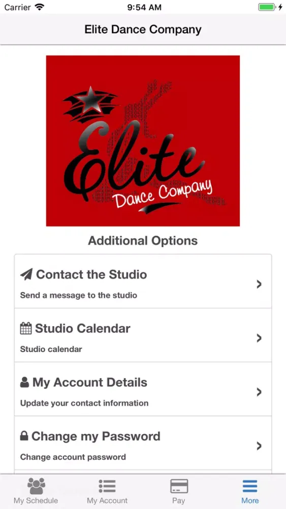 ภาพหน้าจอของ Elite Dance Company