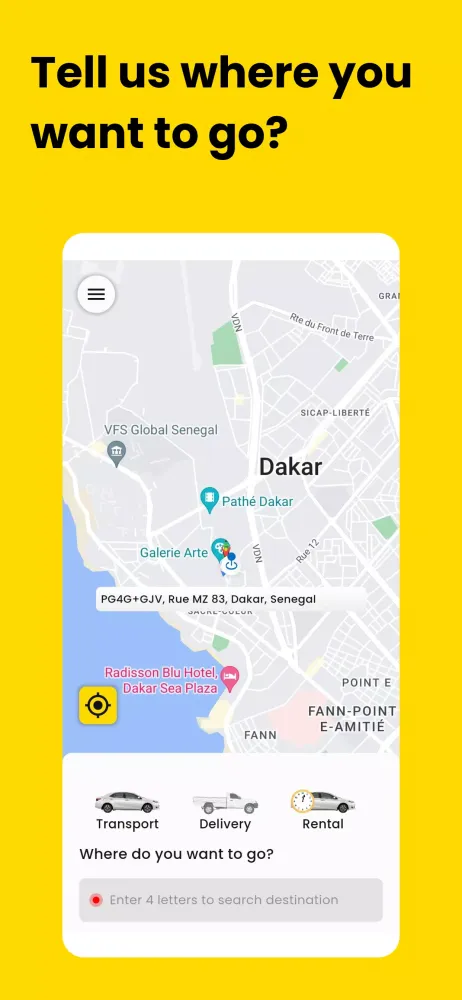 Tangkapan layar Elite Taxi Limo