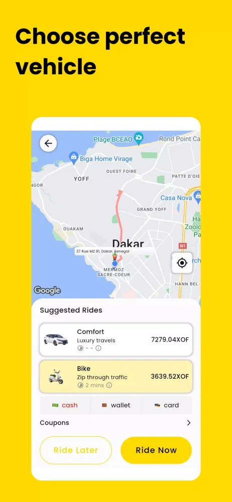 Tangkapan layar Elite Taxi Limo