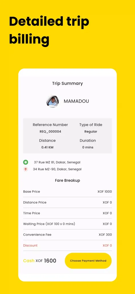 Tangkapan layar Elite Taxi Limo