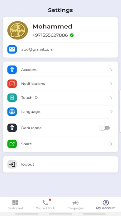 Whisper CRM Screenshots