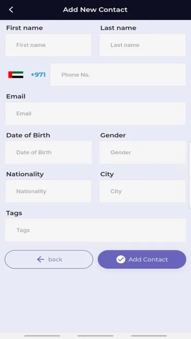 Whisper CRM Screenshots
