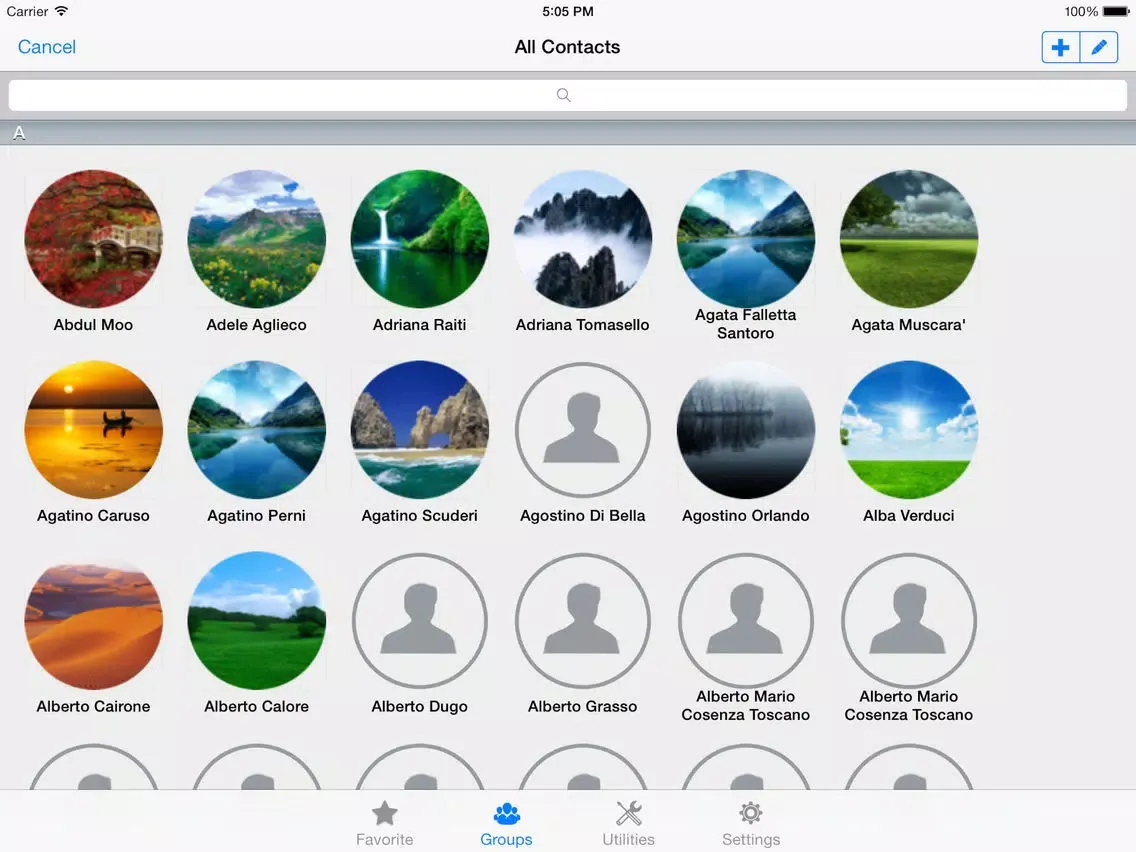 ZXContacts - Smart Contacts & Groups Manager iPad  Screenshots