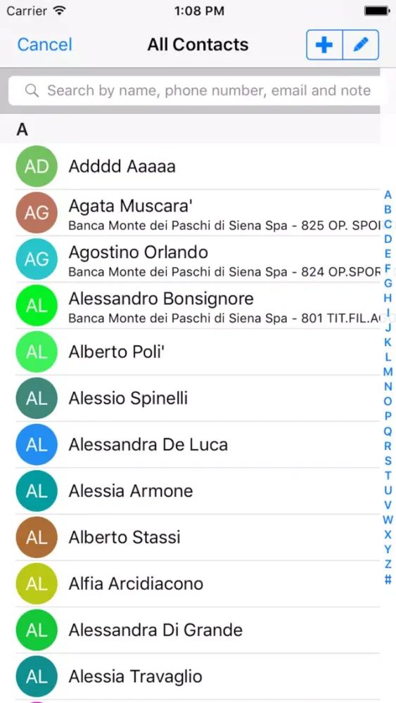 ZXContacts - Smart Contacts & Groups Manager Screenshots