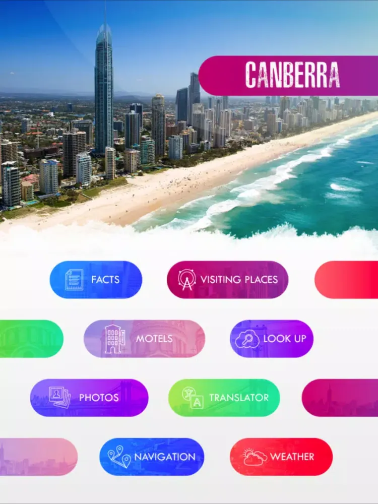 Visit Canberra iPad 应用截图