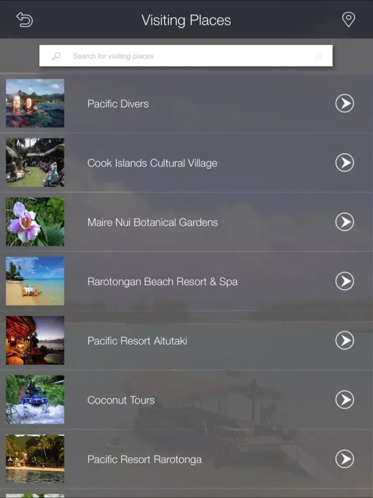 Cook Islands Vacation Guide iPad  スクリーンショット
