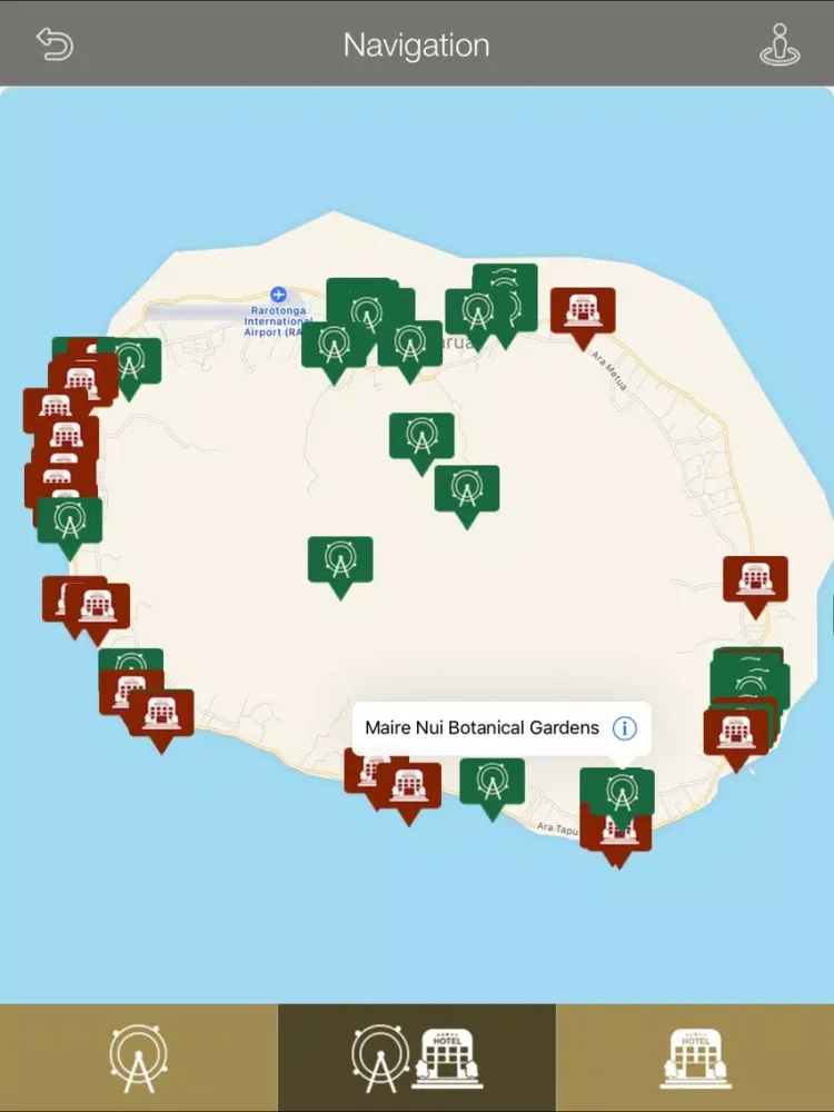 Cook Islands Vacation Guide iPad  スクリーンショット