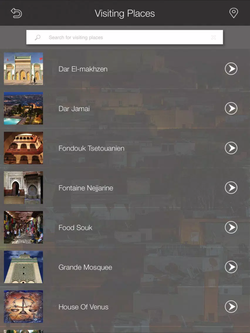Fes City Guide iPad  Screenshots