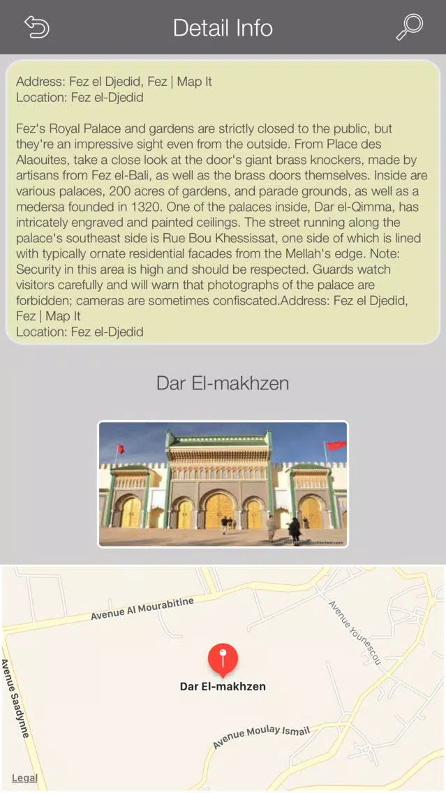 Fes City Guide Screenshots