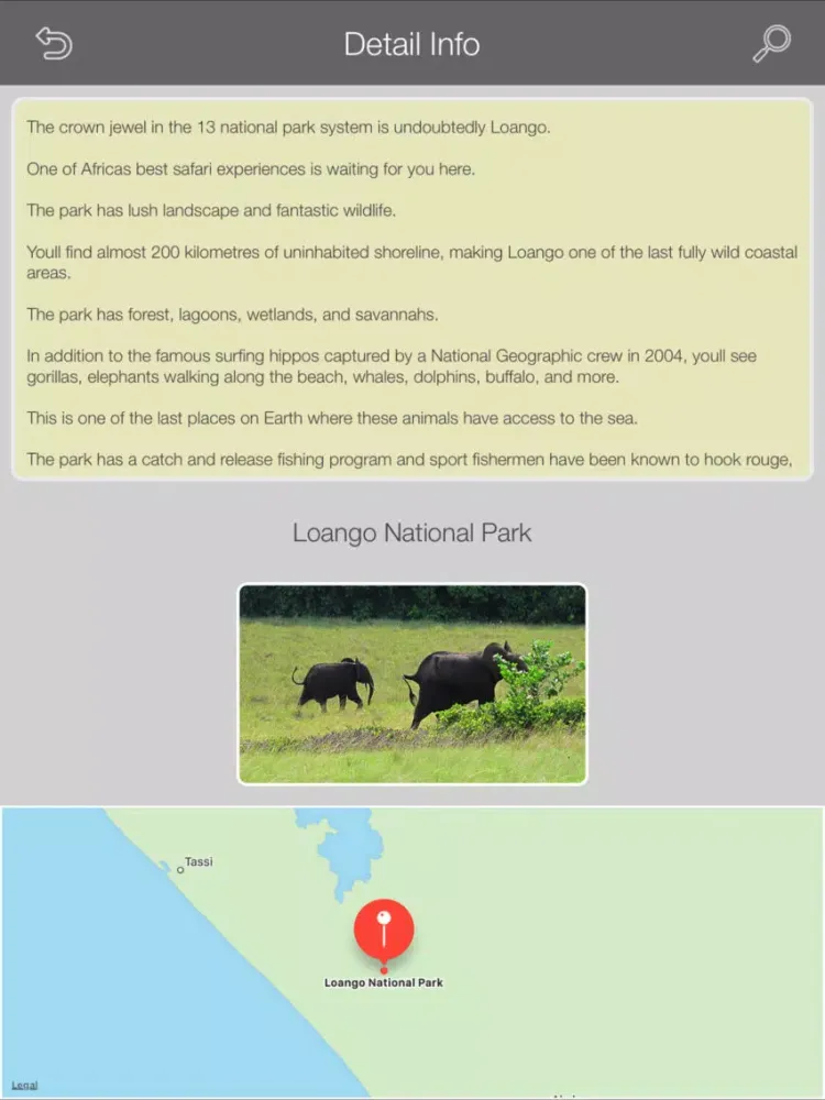 Gabon Tourism iPad  Ekran Görüntüleri