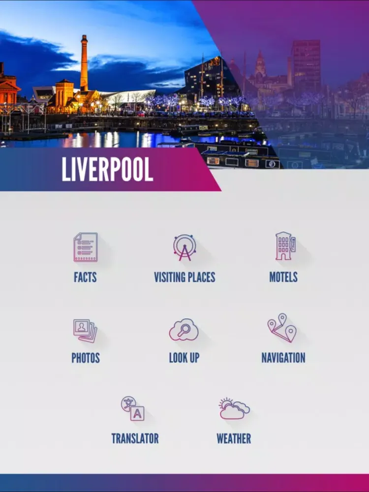 Liverpool City Tour iPad  스크린샷