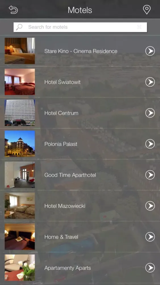 Tangkapan skrin Lodz City Guide