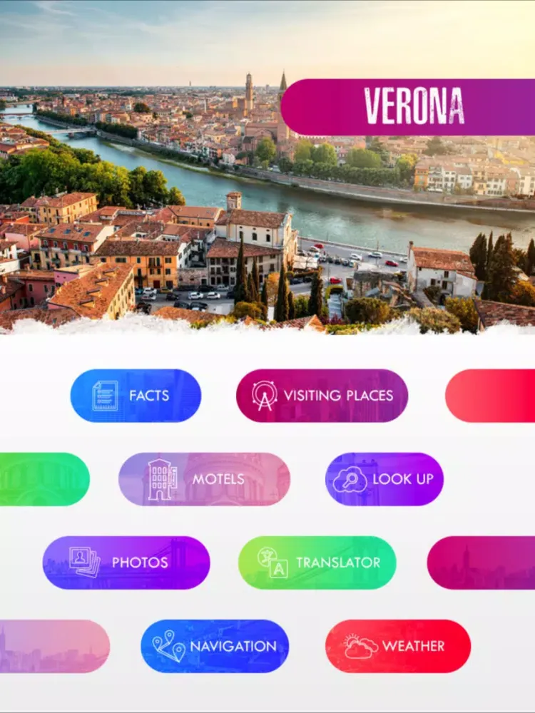 Verona Tourism iPad  Screenshots