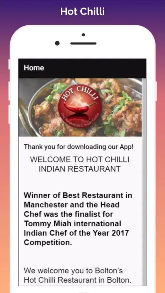 Hot Chilli Restaurant Bolton سکرین شاٹس