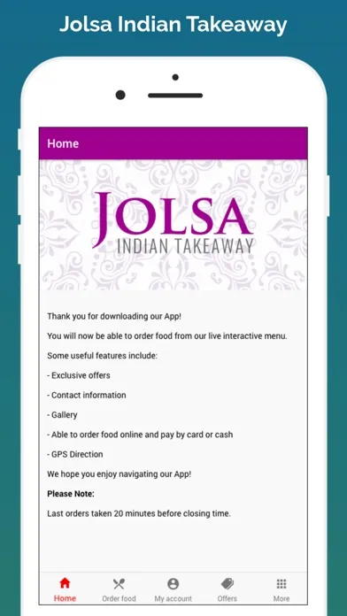 Tangkapan layar Jolsa Indian Takeaway